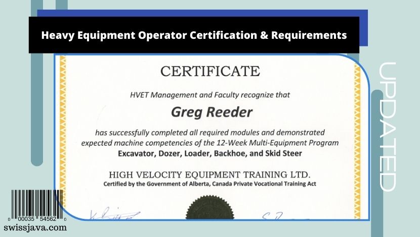 Heavy Equipment Operator Certification Near Me Discount 