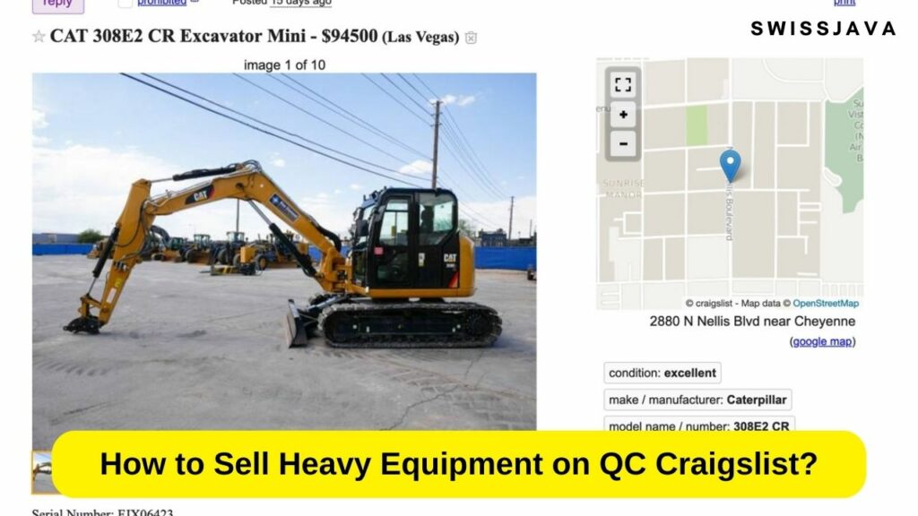QC Craigslist Heavy Equipment, 10 Tips to Sell & Buy